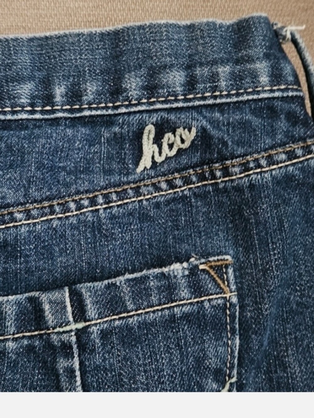 Hollister Women's Blue Denim Skirt Mini Low Rise Y2k Jean Skirt - Picture 6 of 11